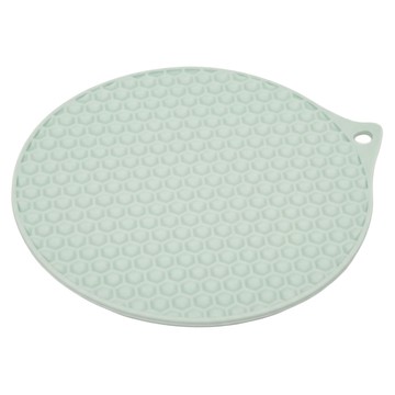 SiliPot 鉑金矽膠隔熱墊 掛孔設計 易拉設計 超級柔軟 韓國製造  薄荷綠色  1個