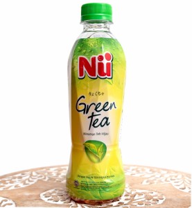 アジアの甘い緑茶 ジャスミン風味 NU Green Tea Original 330ml   インドネシア お茶 アジアのドリンク アジアンドリンク Nu タイ 食品