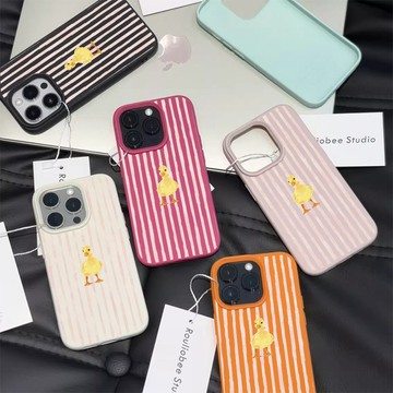 適用iPhone15 14 13 12 11皮革紋防摔殼甜美少女風XR 8P 7P 16PM保護套現貨