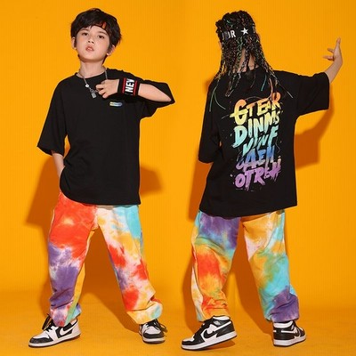 韓国 子供服 ヒップホップ キッズ ファッション通販 女の子 男の子 演出服 ステージ衣装 派手 ダンス衣装 ダンスウェア Tシャツ パンツ 通販 Lineポイント最大get Lineショッピング