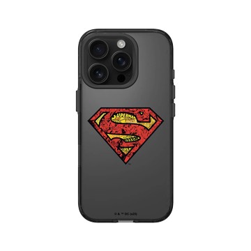 iPhone 16 Pro Clear (相機按鈕) 酷墨灰 - Superman - Superman-經典漫畫LOGO