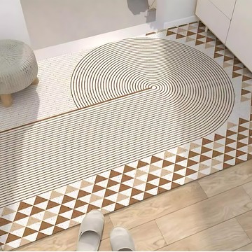 玄關絲圈地墊  90 x 60 cm  幾何線圈  1個