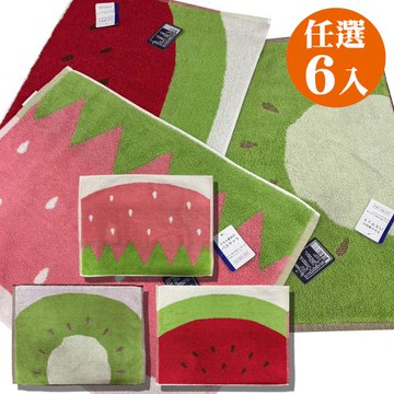 任選6入組-(60cm*45cm)水果圖案止滑純棉吸水地墊 地毯 純棉地墊 方形地墊 地墊 吸水地墊 棉地墊 水果地墊 墊子 腳踏墊