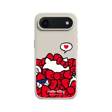 iPhone Air SolidX 貝殼灰 - 三麗鷗-Hello Kitty - 遮臉系列-躲貓貓