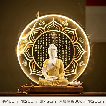 倒流香座 倒流香爐 中式白瓷釋迦牟尼佛像如來佛祖擺件陶瓷佛具菩提家用泰佛長輩送禮 線香座 臥香盒 線香盤 臥香爐 插香座