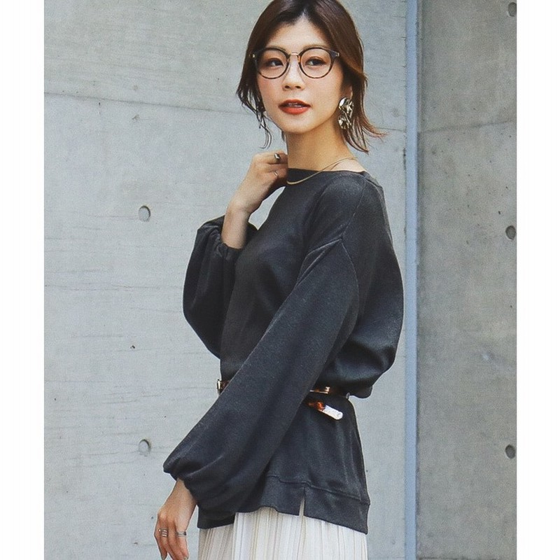 Fashion Letter カットソー 長袖 レディース ボリューム袖 パフスリーブ コットン ロンt 大きいサイズ M L Ll 3l 4l 5l ビッグシルエット Tシャツ カジュアル 韓国ファッション ぽわん袖 バルーン袖 ゆったり 大きめ ラクチン プルオーバー 春 ホワイト M レディース 通販