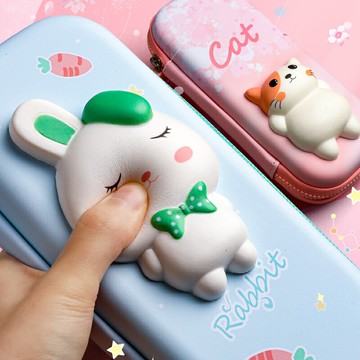 解壓筆盒 解壓筆袋 大容量鉛筆盒 小學生減壓文具盒ins日系大容量筆袋解壓兒童文具袋初中生可愛女孩筆盒少女心網紅文具盒多功能卡通鉛筆盒『FY00695』