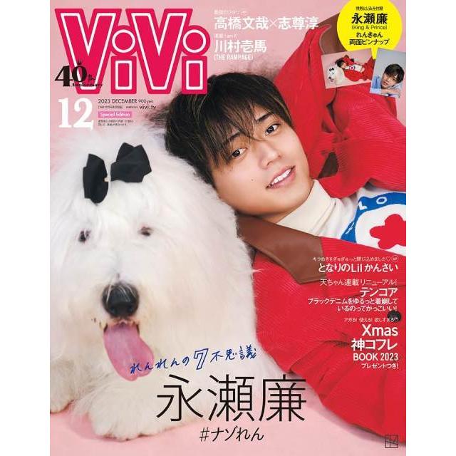 ViVi 2023年12月号 特別版 永瀬廉 スペシャル両面ピンナップ 講談社