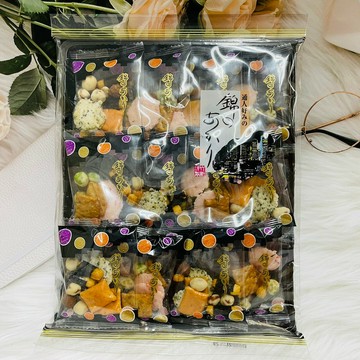 日本 竹新製果 錦のあかり 錦的綜合米果 脆果子 12袋入｜全店$299 全家取貨免運｜領券9折｜APP下單最高再賺22%點數⚡