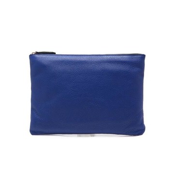Simple Pocket Clutch Bag [Blue]