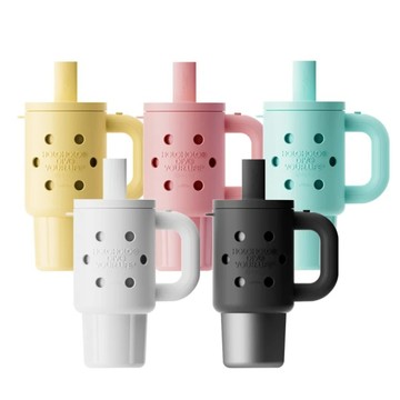 贈吸管刷『HOLOHOLO』DONG CUP PRO 洞洞手提粗吸管保溫杯 800ml 冰霸杯 可搭鞋扣 洞洞扣