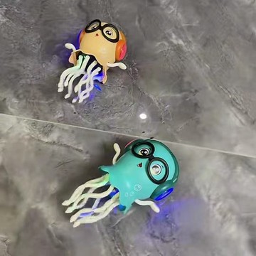 【臺灣發貨🚚】兒童益智魔性章魚跳舞玩具益智電動章魚感應燈光音樂玩具水母解壓