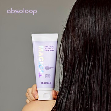 ABSOLOOP 修護損傷護髮乳：VEGAN 認證 用量不多也能深度滋潤受損髮、毛躁髮用量不多也可以深度滋潤，VEGAN 認證選擇更安心