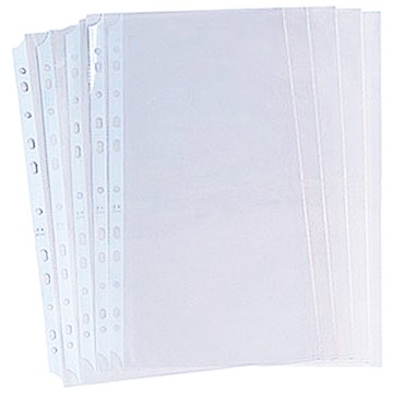 A4 PP 11孔透明資料袋內頁100入 較厚16-777 (NOD)