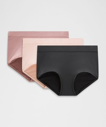 UnderEase Mid-Rise Boyshort Underwear 3 Pack Size Medium
