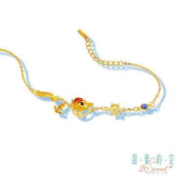 甜蜜約定2SWEET 冒險之旅史奴比Snoopy黃金手鍊