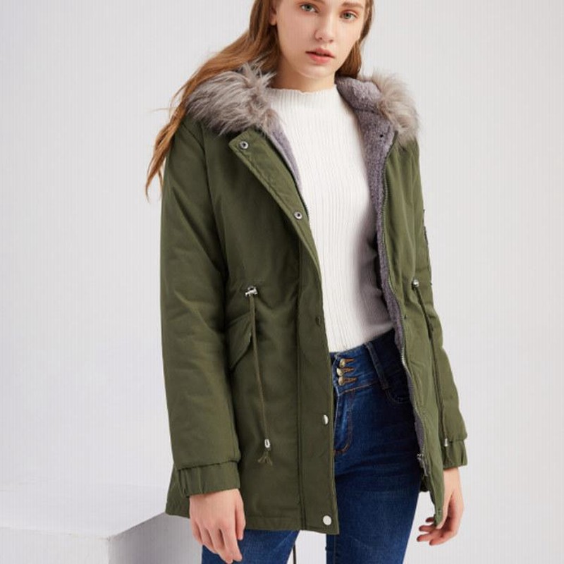 モッズコートレディース 裏ボア 裏起毛 ミリタリーコート ロングコート