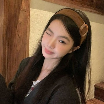 【七號】高分智感！美拉德玳瑁色圓環寬邊髮箍時尚復古高顱頂頭箍外戴髮飾免運