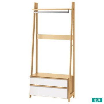 ◎開放式衣櫥 衣櫃 NEEDS3 84WR OPEN 2段抽屜 WH/NA NITORI宜得利家居