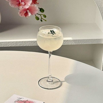 臺灣發貨>ins風玻璃杯高腳杯柯森雞尾酒杯香檳杯馬天尼杯冷飲氣泡圓口塔杯WZL