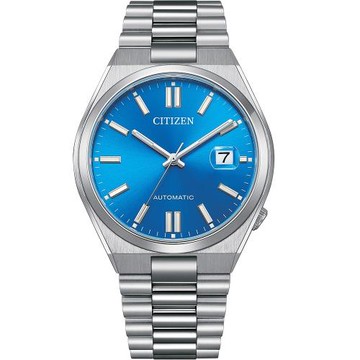 CITIZEN 星辰 X PANTONE 亞洲限定聯名款 綻放藍 機械錶 NJ0158-89L/40mm