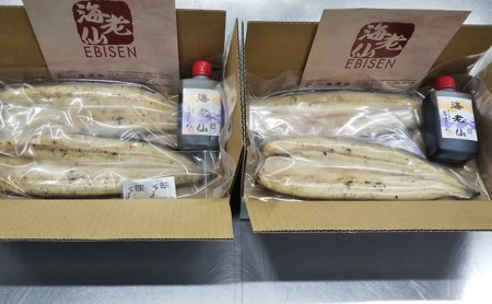 うなぎ 国産 浜松 浜名湖 白焼き 2本入×2 セット 蒲焼 タレ 配送不可：離島