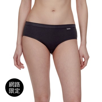 網路獨賣【Chantelle Lab】全棉平口內褲>S-M>黑色(15P40_011)【Cotton Comfort】