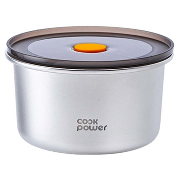 cook power 鍋寶 微氧系列可微波316不鏽鋼保鮮盒 680ml  1個  不鏽鋼色