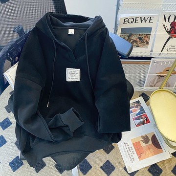 【Plump】150kg可選 大尺碼女裝 秋冬穿搭 特大碼 衛衣女 短款衛衣 加絨加厚 連帽上衣 女生上衣 帽T