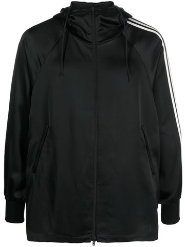 Y-3 - 3-Stripes satin jacket - men - Polyamide/Triacetate/Polyester/Elastane - M - Black