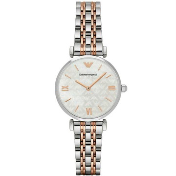 EMPORIO ARMANI 亞曼尼 AR1987 珍珠母貝時尚名媛女錶 / 珍珠母貝面 32mm｜樂天領券現折★全館特惠中★指定刷卡回饋10%