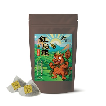 【綠野池上】岩磐紅烏龍三角茶包16入 MIT台灣製造 台東紅烏龍 伴手禮首選【直送日本】