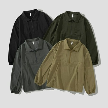 現貨+預購 襯衫長袖上衣-日系潮流復古套頭男上衣4色74ge40【獨家進口】【米蘭精品】