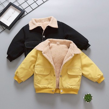 男童純棉外套冬季加絨棉衣3歲加厚衣服秋冬新款兒童棉服嬰兒冬裝4