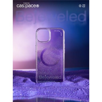 殼空間原創紫色閃粉流沙透明適用蘋果17/16手機殼iPhone15promax蘋果14pro手機殼13新款小眾高級感防摔不撞殼