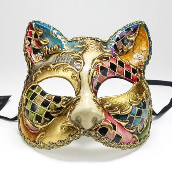 イタリア製ハンドメイド・ハンドペイント 仮面舞踏会 ベネチアン マスク