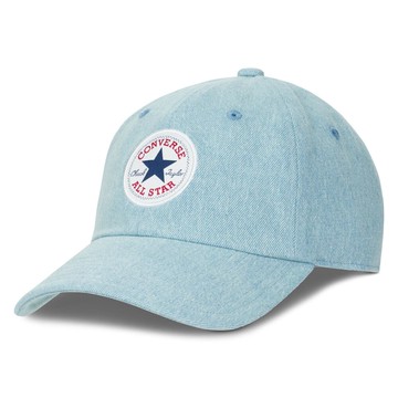 CONVERSE DENIM DAY ONE CAP DENIM 中性棒球帽 單寧藍 -TW10027685-A01
