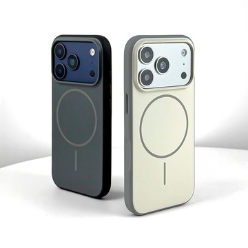 蘋果17手機殼灰色幻彩細磁iphone17promax親膚新款防摔16pro高級感15磨砂14保護套大孔13網紅創意