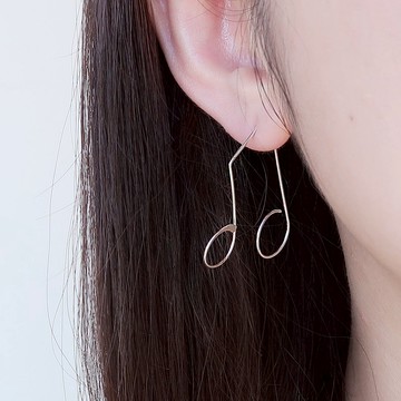 925純銀 樂光 兩八分音符  輕耳飾 耳環 免費送禮包裝