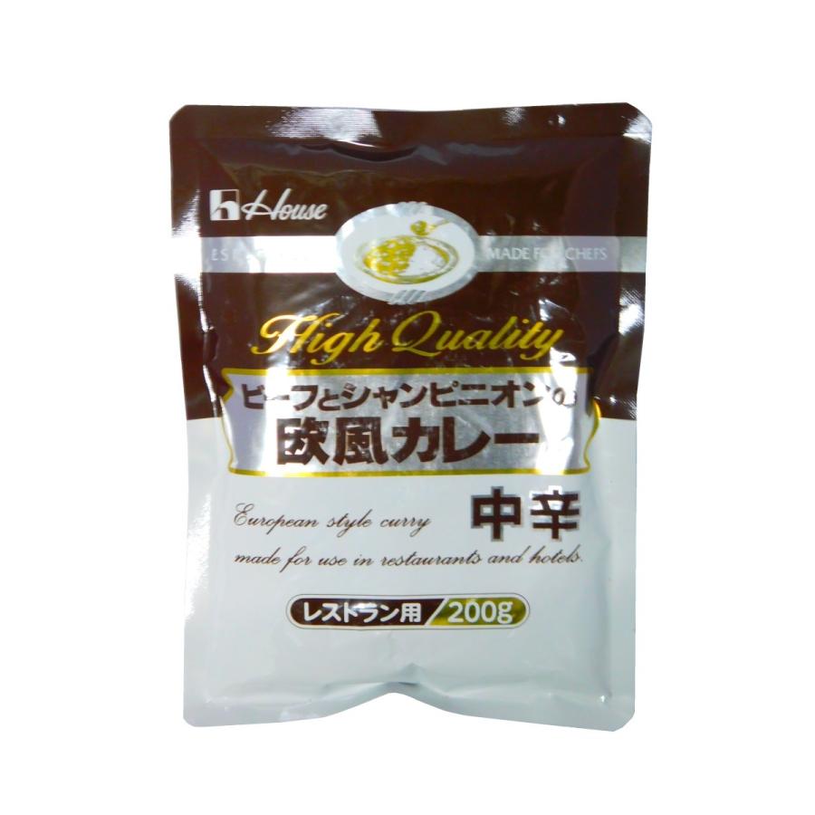 ハウス　ビーフとシャンピニオンの欧風カレー(中辛)　200g