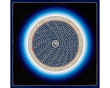 咒語曼荼羅能量注入 - 手工藝術作品 助於內在平衡