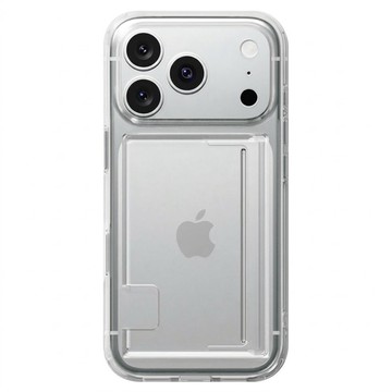 SINJIMORU 2張收納氣墊卡槽手機殼 iPhone 18 Pro  透明色