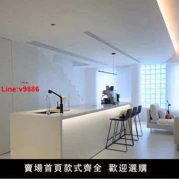 【台灣公司 超低價】島臺餐桌一體家用巖板齊平款奶油風中島臺簡約廚房長方形儲物飯桌