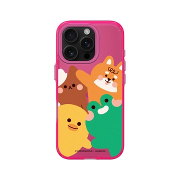 iPhone 16 Pro Clear 粉漾桃 - Niniwanted - Happy Friends