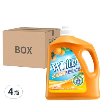 白帥帥 抗菌洗衣精 天然橘油 4瓶 Set  3.15kg