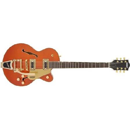 GRETSCH エレキギター G5655TG Electromatic(R) Center Block Jr. Single-Cut with Bigsby(R) and Gold Hardware, Laurel Fingerboard, Orange Stain