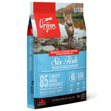 六種鮮魚無榖貓飼料 | 歐睿健 Orijen