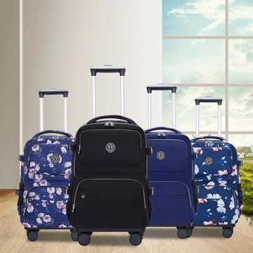 大容量雙肩包拉桿背包女短途旅行包手提萬向輪輕便折疊防水旅行箱