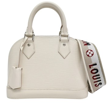 LOUIS VUITTON LV 路易威登 白色 EPI水波紋 Alma BB 肩背包 M59217 【二手名牌BRAND OFF】