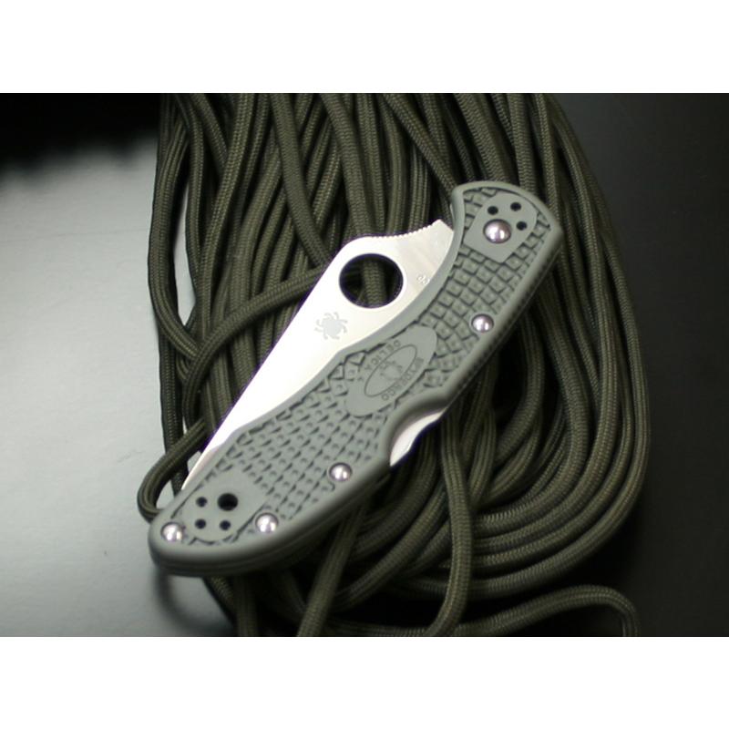 スパイダルコ Spyderco　デリカ4　フォリッジグリーン　半波刃